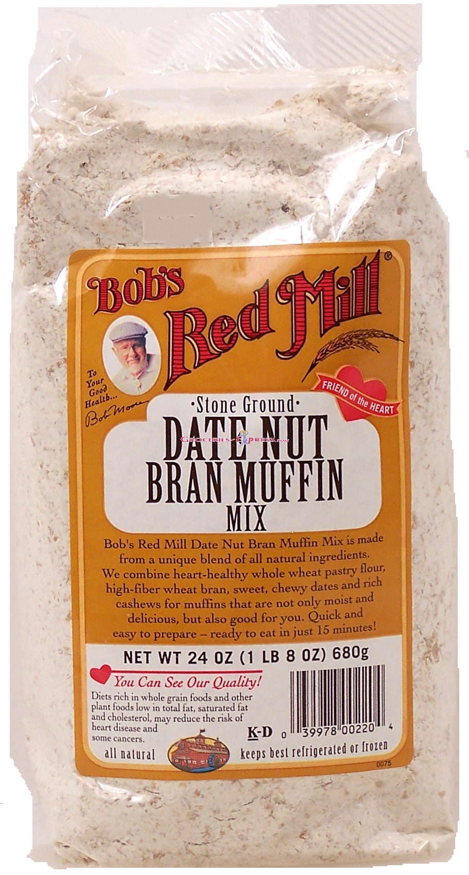 Bob's Red Mill&nbsp;&nbsp;100% stone ground date nut bran muffin mix Full-Size Picture